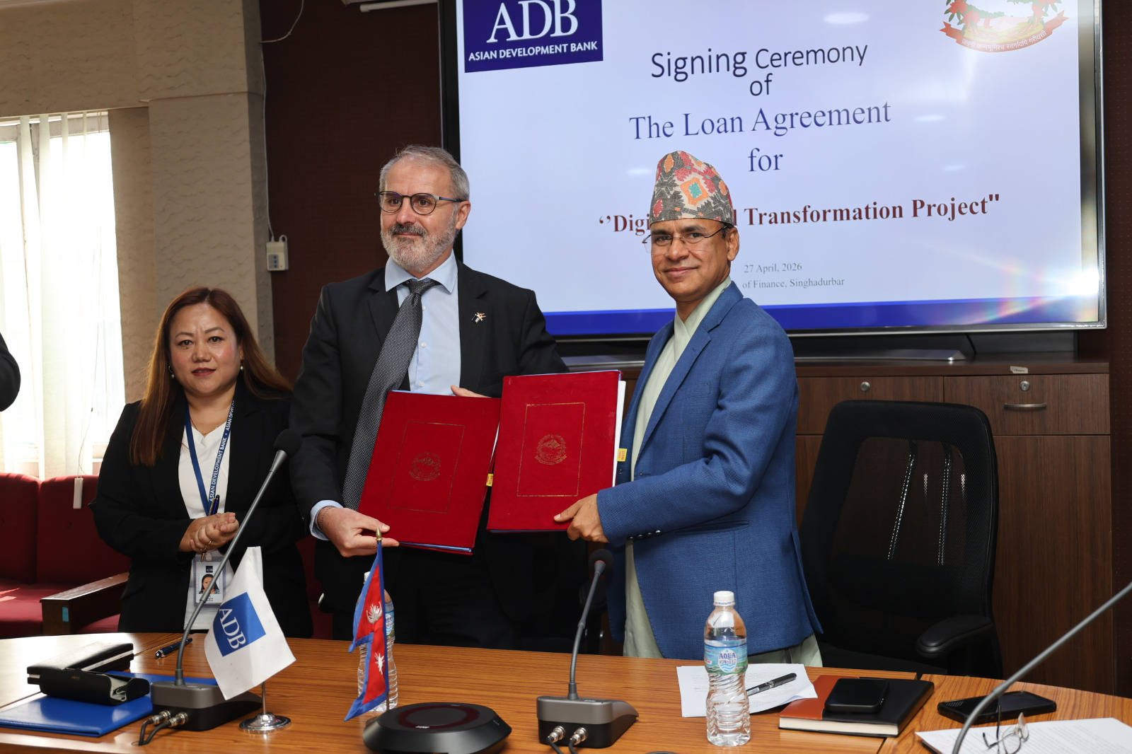 डिजिटल रूपान्तरणकाे लागि एडीबीसँग ऋण सम्झौता